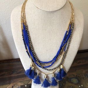 NWT Stella & Dot Tulum Tassel Necklace